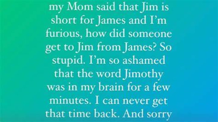 Why jim short for james?