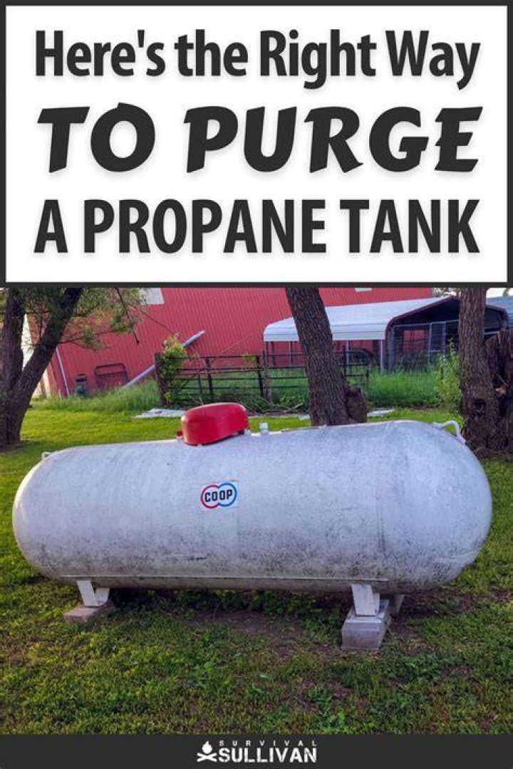 Why purge new propane tank?