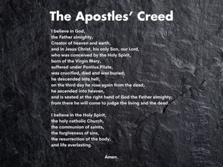 Why the apostles creed?