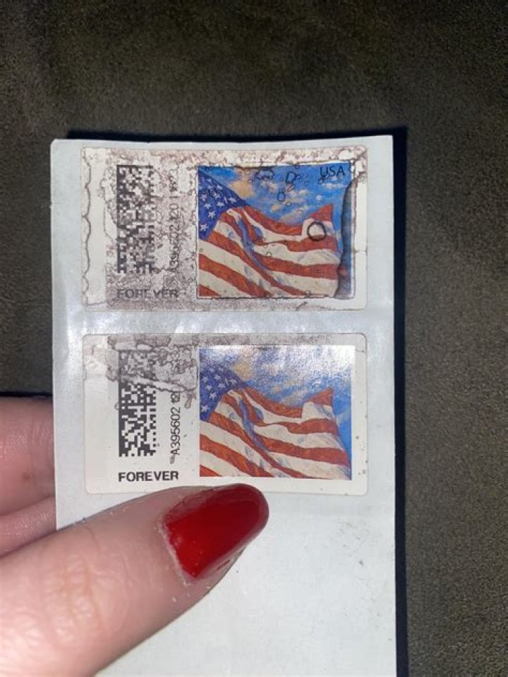Will the post office replace damaged stamps?